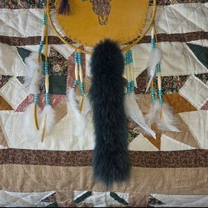 Dreamcatcher with Fox Tail And Horse Hair